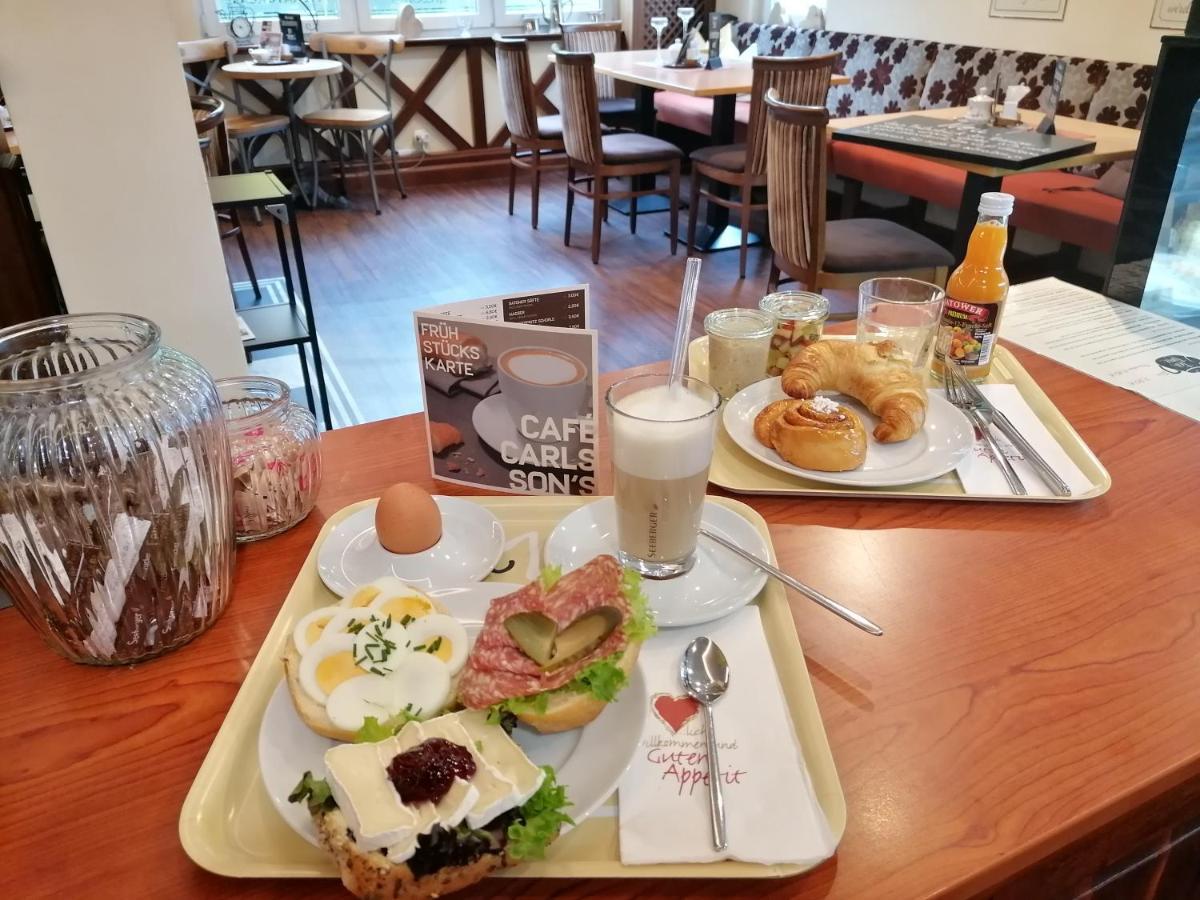 Pension Sanddorn Mit Cafe Carlssons Binz Exterior foto