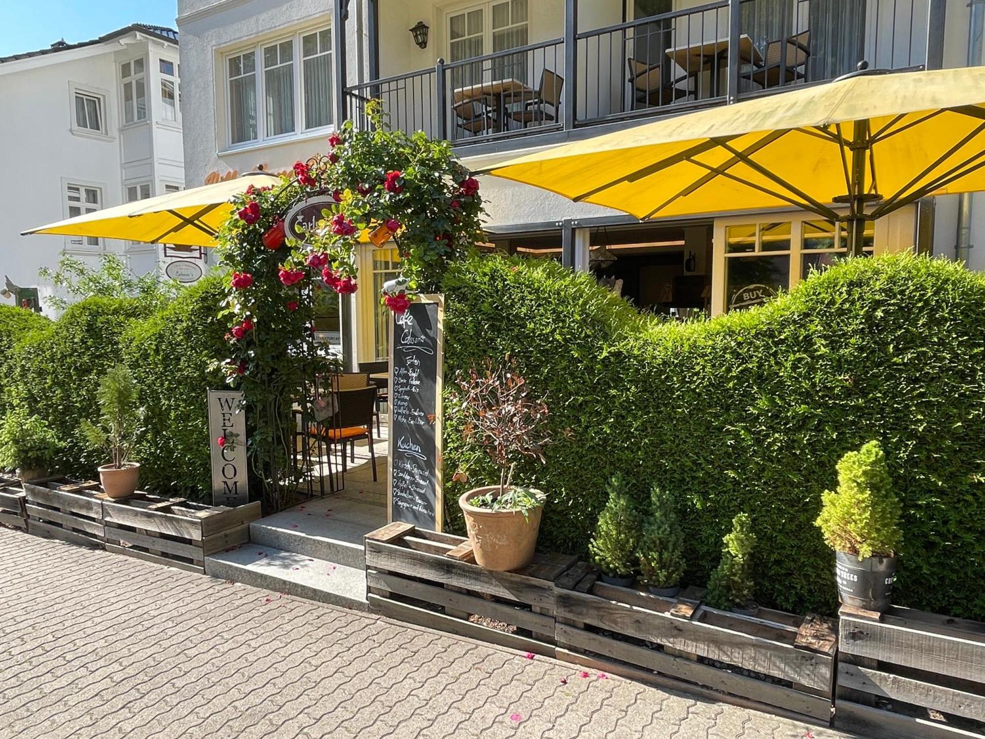 Pension Sanddorn Mit Cafe Carlssons Binz Exterior foto